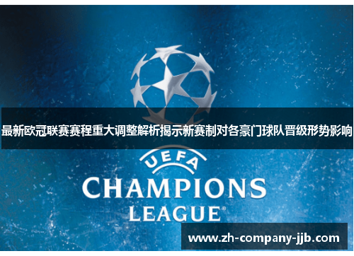 最新欧冠联赛赛程重大调整解析揭示新赛制对各豪门球队晋级形势影响