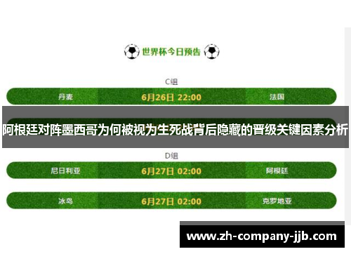 阿根廷对阵墨西哥为何被视为生死战背后隐藏的晋级关键因素分析